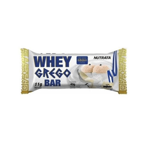 Suplemento Whey Grego Bar Nutrata Sabor Beijinho 40G