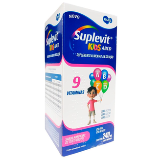 Imagem do produto Suplevit Kids Abcd 9 Vitaminas 240Ml Sabor Tuttifruti