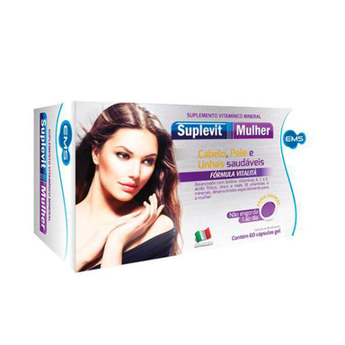 Imagem do produto Suplevit Mulher Com 60 Cápsulas Gel Suplevit Mulher Com 60 Cápsulas Gel