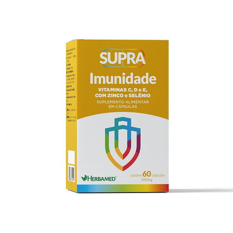 Supra Imunidade Polivitamínico Com 60 Cápsulas