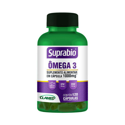 Suprabio Omega 3 Com 120 Capsulas 1000Mg