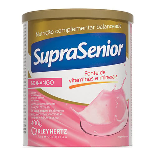 Suprasenior Morango Com 400G