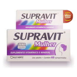 Imagem do produto Supravit Mulher Zero Caloria Com 60 Comprimidos