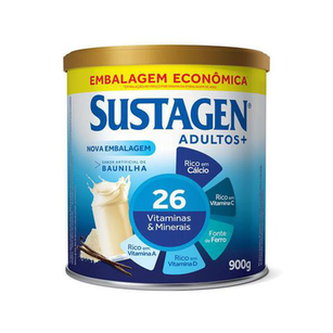 Imagem do produto Sustagen Adultos+ Complemento Alimentar Baunilha 900G