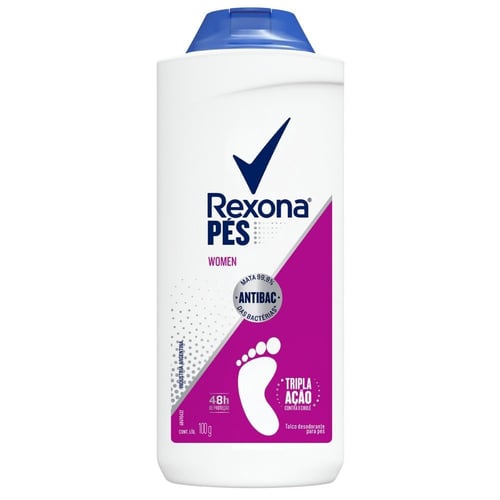 Imagem do produto Talco Desodorante Para Os Pés Rexona Woman Com 100G