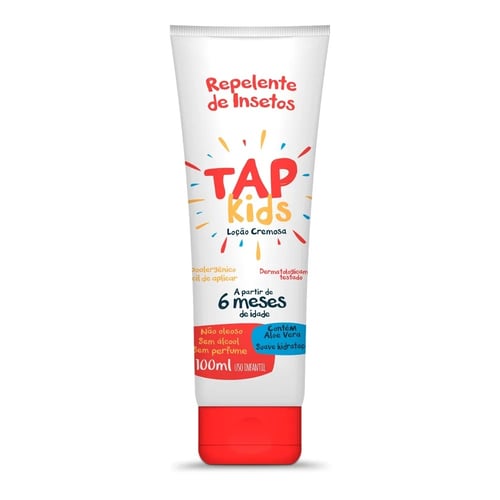 Repelente De Insetos Tap Kids - Com IR3535 Loção Cremosa 100Ml