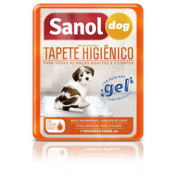 Tapete Higiênico Pet Sanol Dog Com 7 Unidades