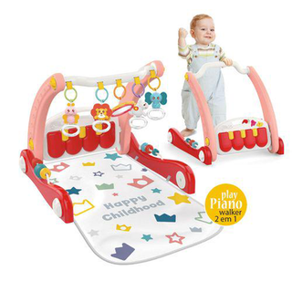 Imagem do produto Tapete Piano De Atividade E Andador Playwalker Rosa Maxibaby