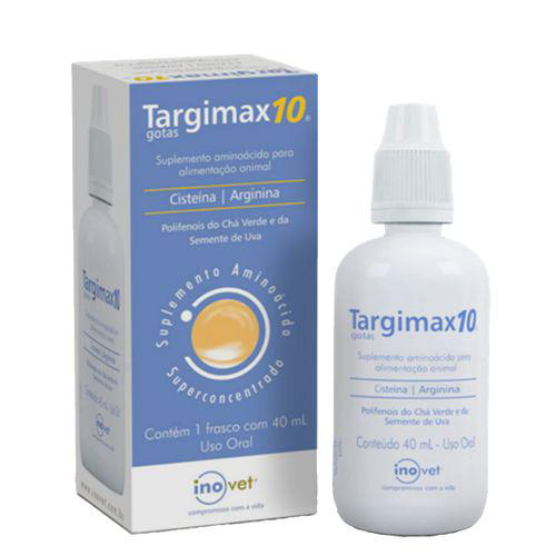 Imagem do produto Targimax 10 Suplemento Animal 40Ml Inovet