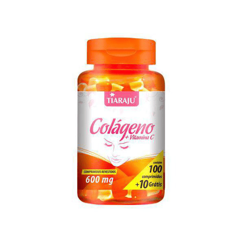 Imagem do produto TIARAJU COLÁGENO E VITAMINA C 100 E 10 CÁPSULAS 600MG TIARAJU