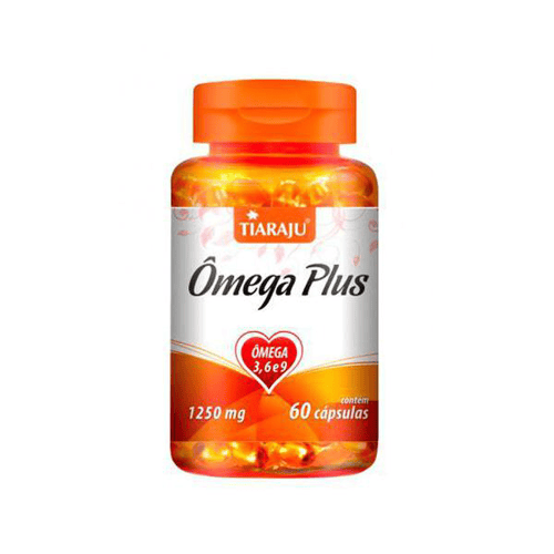 TIARAJU ÔMEGA PLUS ÔMEGA 3, 6 E 9 60 CÁPSULAS 1250MG TIARAJU