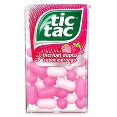 Tic Tac Incrível Dupla Morango 14,5G