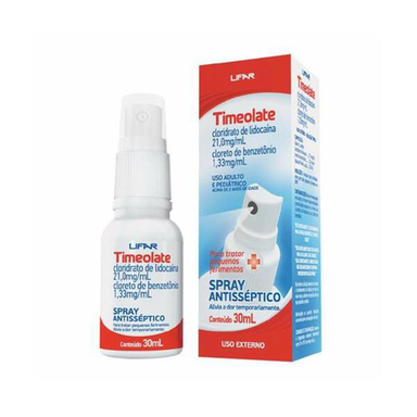 Timeolate - Spray Antiséptico Com 30 Ml