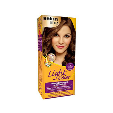 Tintura Capilar Salon Line Light Color 7.7 Marrom Dourado