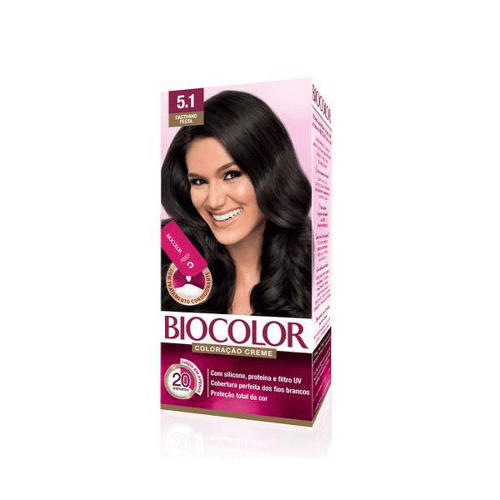 Imagem do produto Tinta De Cabelo Creme Biocolor Mini Kit Castanho Festa 5.1