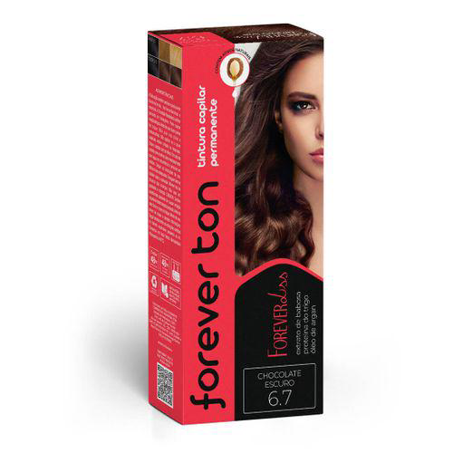 Imagem do produto Tinta De Cabelo Forever Ton 6.7 Chocolate Escuro Forever Liss