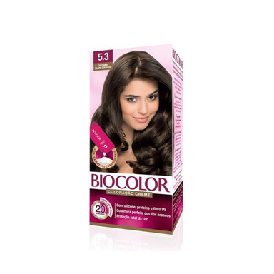 Tintura Biocolor Mini Kit Creme 5.3 Castanho Claro Dourado