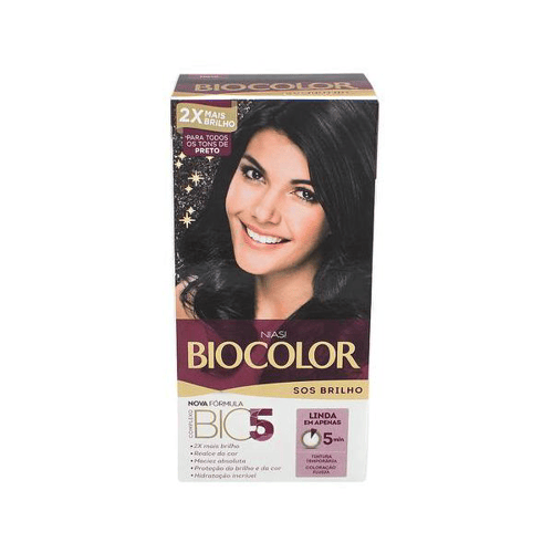 Imagem do produto Tintura Creme Biocolor Niasi Para Todos Os Tons De Preto Kit