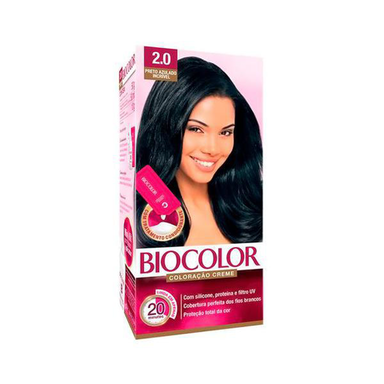 Imagem do produto Tintura Creme Biocolor Preto Azulado Incrível 2.0 Mini Kit