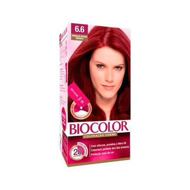 Imagem do produto Tintura Creme Biocolor Vermelho Intenso Vibrante 6.6 Mini Kit