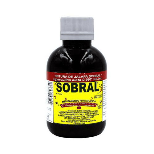 Tintura - De Jalapa Sobral Com 100 Ml