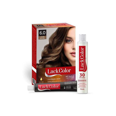 Tintura Lack Color Kit Creme 6.0 Louro Escuro