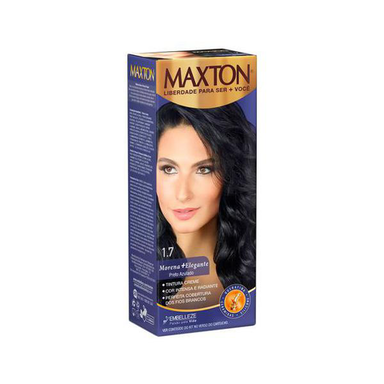 Imagem do produto Tintura Maxton - 1.7 Preto Azulado 60G+Ox