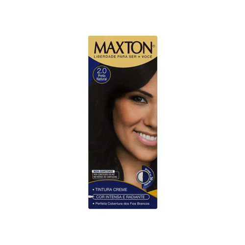 Imagem do produto Tintura Maxton - 2.0 Preto Natural 60G