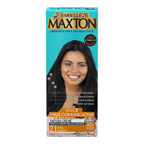 Imagem do produto Tintura Maxton Kit 2.1 Preto Especial