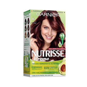 Imagem do produto Tintura Garnier Nutrisse Creme Borgonha 46 Castanho Vermelho