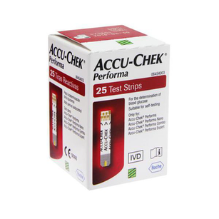 Tiras - Glicose Accu-Chek Performa 25Un