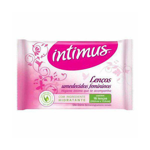 Imagem do produto Lenços Umedecidos Intimus Com 16 Unidades