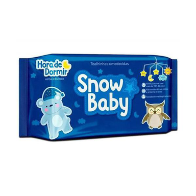 Imagem do produto Toalhas Umedecidas Snow Baby Hora De Dormir Com 140 Unidades