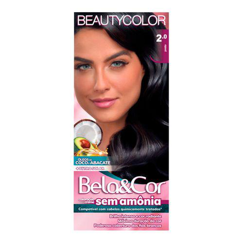 Tonalizante Preto 2.0 Bela&Cor Beauty Color