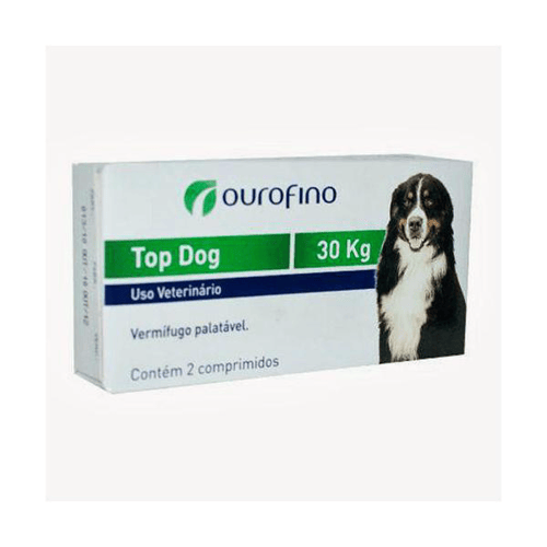 Top Dog 30Kg Caixa Com 2  Comprimidos