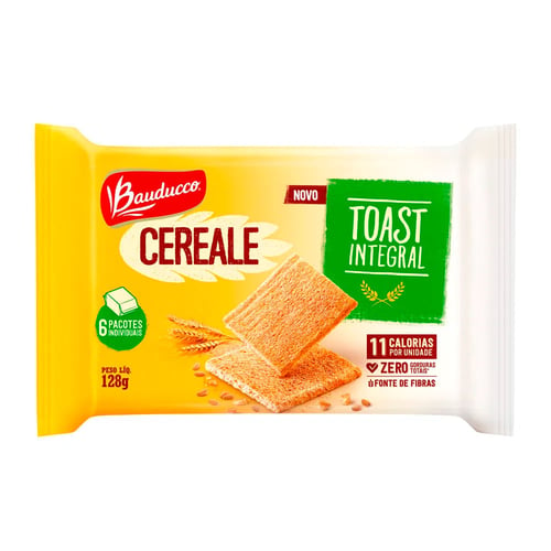 Imagem do produto Torrada Bauducco Cereale Toast Integral 128G