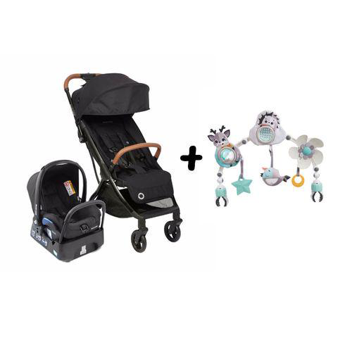 Travel System Eva Essential Black Trio Maxicosi + Arco Sunny Stroll