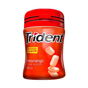 Imagem do produto Trident Garrafa De Morango 40,6G