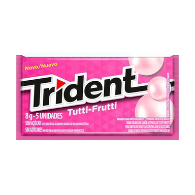 Imagem do produto Trident Goma Dietetica Sabor Tuttifrutti Caixa 21X5 Unidades