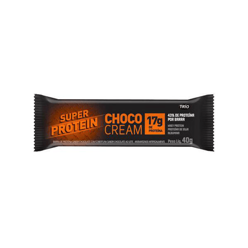 TRIO PROTEIN BARRA CEREAL 30 VITAMINAS CHOCO CREAM 40G