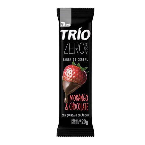 Barra cereal trio morango e chocolate