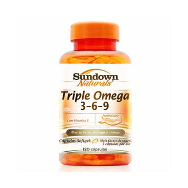 Triple - Omega 3- 6- 9 Com 120 Cápsulas - Sundown Vitamina