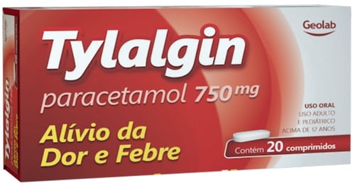 Imagem do produto Tylalgin - 20 Comprimidos