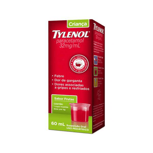 Tylenol - 160Mg/5Ml Suspensão 60Ml