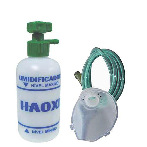 Imagem do produto Umidificador P/O2 Haoxi 250Ml C/Extensão E Máscara Adulto