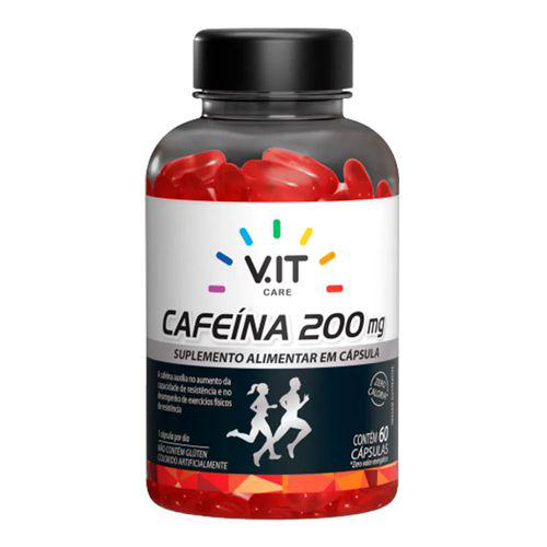 V.It Care Cafeína 200Mg 60 Cápsulas