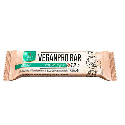 Veganpro Bar Cacau Nibs 40G Nutrify