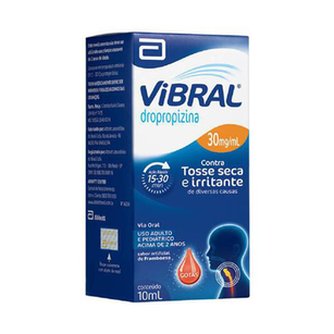 Vibral - Gotas Sabor Framboesa 30Mg Ml 10Ml