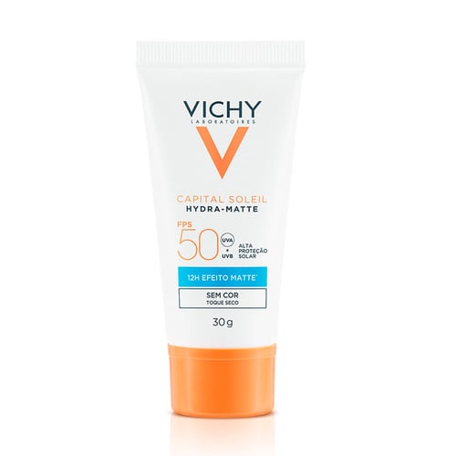 Protetor Solar Facial Vichy Capital Soleil Hydra-Matte Fps50 Sem Cor 30G