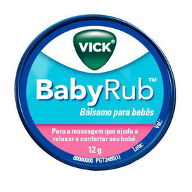 Vick Babyrub Pomada Com 12G